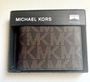 Michael Kors Jet Set Men's Wallet - Brown/Blk - NEW in Box!