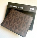 Michael Kors Jet Set Men's Wallet - Brown/Blk - NEW in Box!