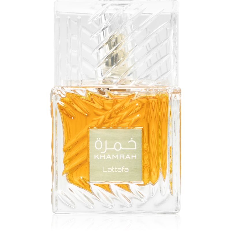 Lattafa Khamrah by Lattafa EAU DE PARFUM SPRAY 3.4 OZ for UNISEX