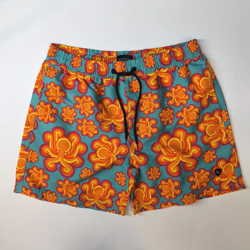 TRAJE DE BAÑO STYLO NORTE SH-4-024 GREEN / PULPOS