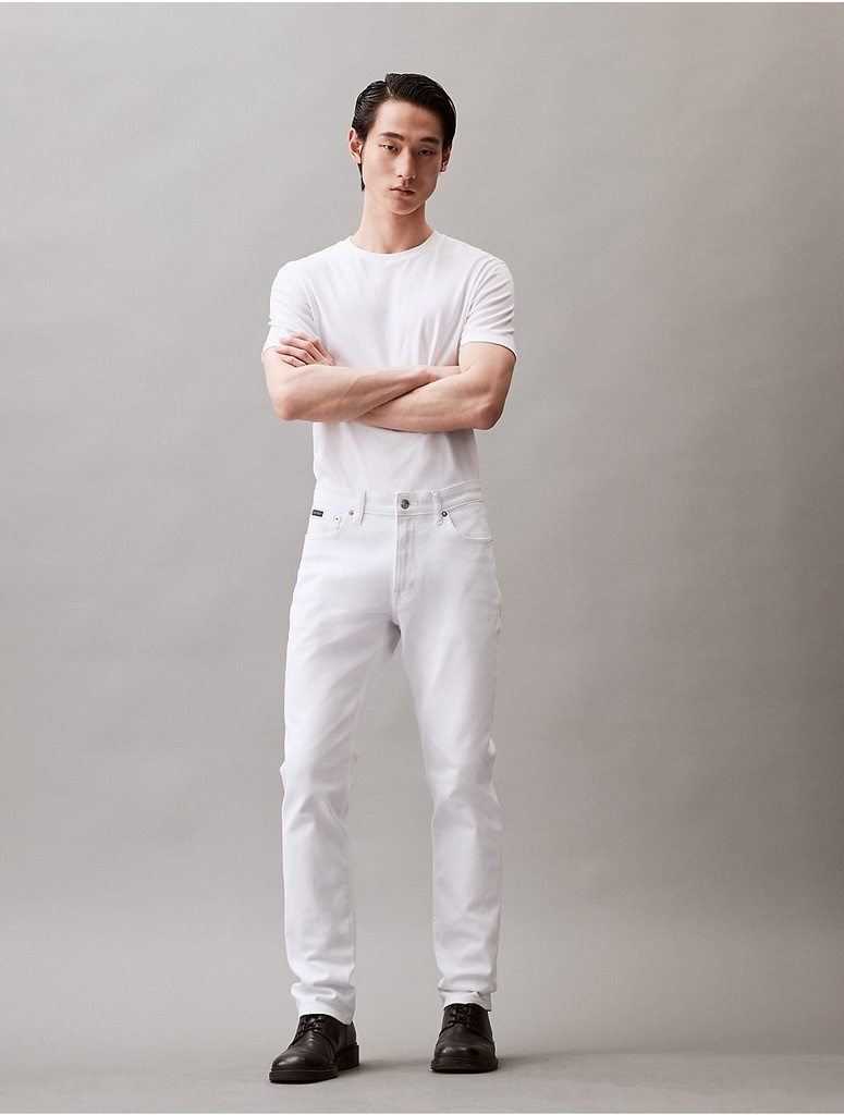 Calvin Klein Men's Slim Fit Jean - White - 34W X 30L