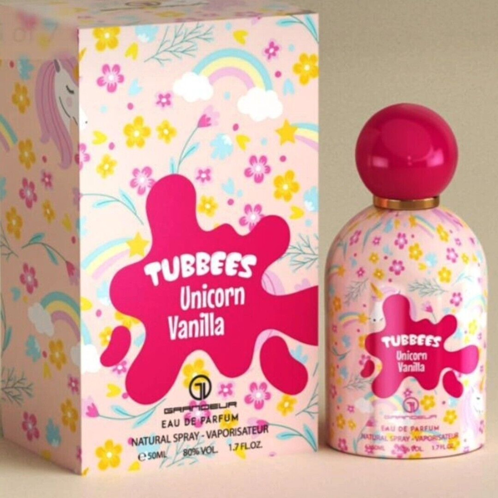 Grandeur Tubbees Unicorn Vanilla - Kids Eau De Parfum - 1.7 Oz (50ML)