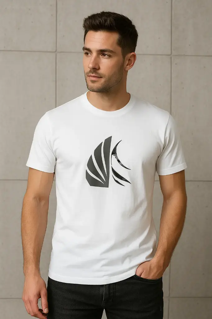 TEESHIRT BRANGO 40546 BEYAZ RENK BCO