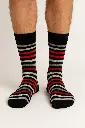 Men's Argyle Casual Fancy Crew Socks Gini PompeII