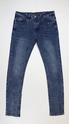 [JFM5818496] BFL Skinny Mark- Men's Jeans in Whiskered and Contrasted Light Blue - BFL-M40-201