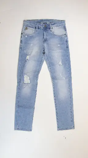 [JFM5818512] Jeans Naturex Ripped Skinny (Light Indigo)