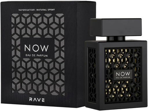 PERFUME RAVE  NOW BLACK 3.4 FL